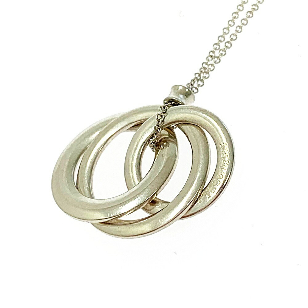 Tiffany 1837 Interlocking Three Circle Necklace S… - image 4